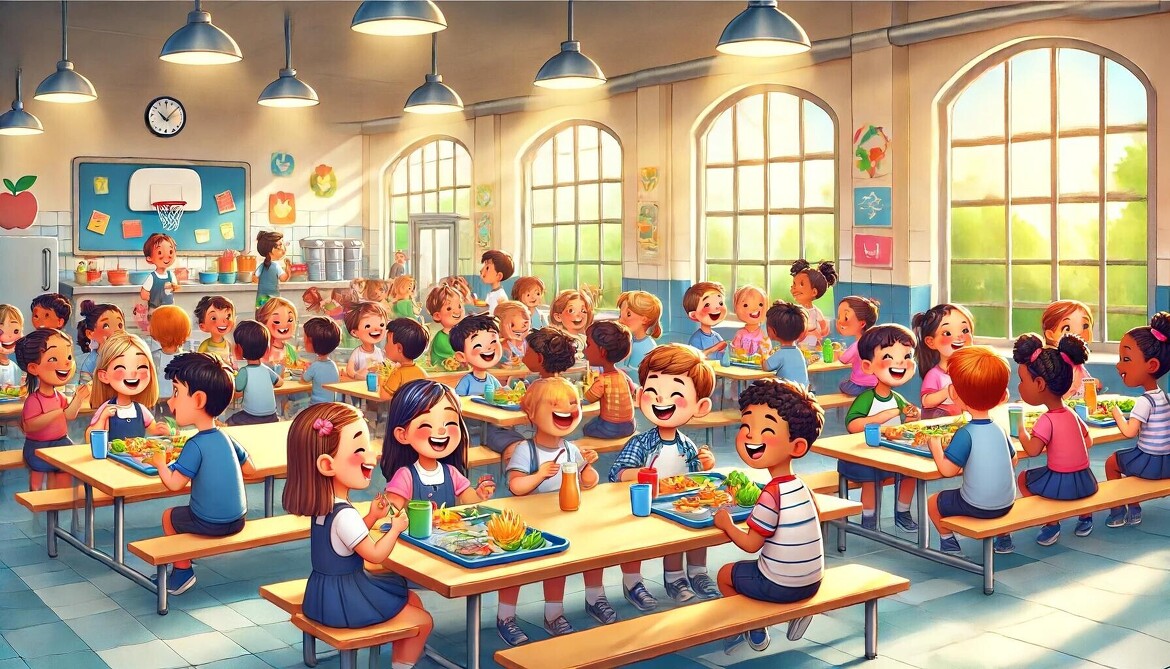 ybcirw5ycl_____A_cheerful_school_cafeteria_filled_with_children